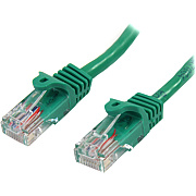 StarTech 6 Ft Green Cat5e Snagless Patch Cable (45PATCH6GN)