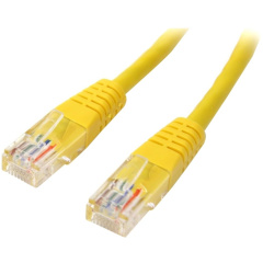 StarTech 3ft Yellow Molded Cat5e Utp Patch Cable (M45PATCH3YL)