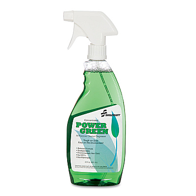 AbilityOne 7930013738849, SKILCRAFT Power Green Cleaner/Degreaser, 22 oz Spray Bottle, 12/Box