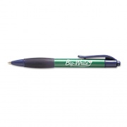 AbilityOne 7520015789309 SKILCRAFT BioWrite Ballpoint Pen, Retractable, Medium 1 mm, Blue Ink, Green Barrel, Dozen