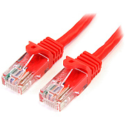 StarTech 15ft Red Snagless Cat5e Utp Patch Cable (45PATCH15RD)