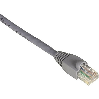 Black Box Cat5e 350-mhz Snagless Stranded Cross-pinned Ethernet Patch Cable-unshielded(utp), Cm Pvc(rj45 M/m), Gray, 3-ft.(0.9-m) (EVCRB800003)