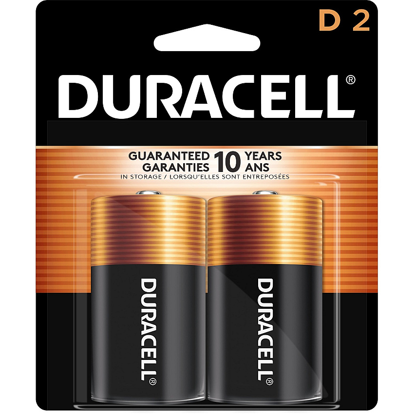 Duracell D Size Alkaline Battery (DURMN1300B2Z)