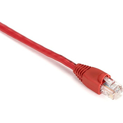 Black Box Cat5e 350-mhz Snagless Stranded Ethernet Patch Cable - Unshielded (utp), Cm Pvc (rj45 M/m), Red, 5-ft. (1.5-m) (EVNSL830005)