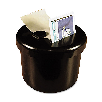 LEE Ultimate Stamp Dispenser, One 100 Count Roll, Black, Plastic, 2" Diameter x 1.69"h (LEE40100)