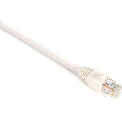 Black Box Cat5e 350-mhz Snagless Stranded Ethernet Patch Cable - Unshielded (utp), Cm Pvc (rj45 M/m), White, 1-ft. (0.3-m) (EVNSL900001)