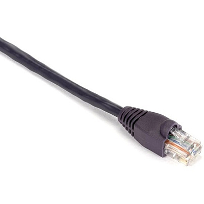 Black Box Cat5e 350-mhz Snagless Stranded Ethernet Patch Cable - Unshielded (utp), Cm Pvc (rj45 M/m), Purple, 2-ft. (0.6-m) (EVNSL880002)