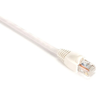 Black Box Cat5e 350-mhz Snagless Stranded Ethernet Patch Cable - Unshielded (utp), Cm Pvc (rj45 M/m), White, 20-ft. (6.0-m) (EVNSL900020)