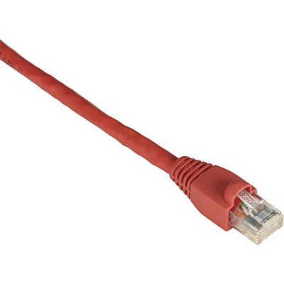 Black Box Cat6 550-mhz Snagless Stranded Ethernet Patch Cable - Unshielded (utp), Cm Pvc (rj45 M/m), Red, 7-ft. (2.1-m) (EVNSL6430007)