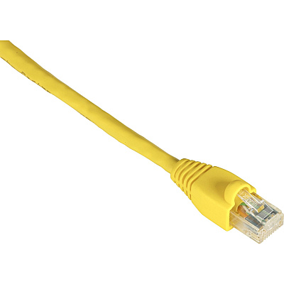 Black Box Cat6 550-mhz Snagless Stranded Ethernet Patch Cable - Unshielded (utp), Cm Pvc (rj45 M/m), Yellow, 3-ft. (0.9-m) (EVNSL6440003)