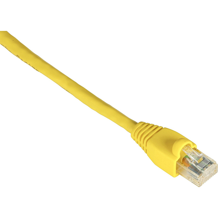 Black Box Cat6 550-mhz Snagless Stranded Ethernet Patch Cable - Unshielded (utp), Cm Pvc (rj45 M/m), Yellow, 3-ft. (0.9-m) (EVNSL6440003)