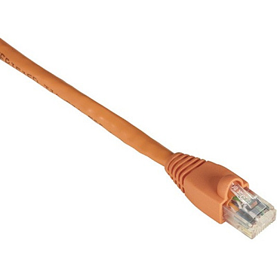 Black Box Cat6 550-mhz Snagless Stranded Ethernet Patch Cable - Unshielded (utp), Cm Pvc (rj45 M/m), Orange, 6-ft. (1.8-m) (EVNSL6490006)