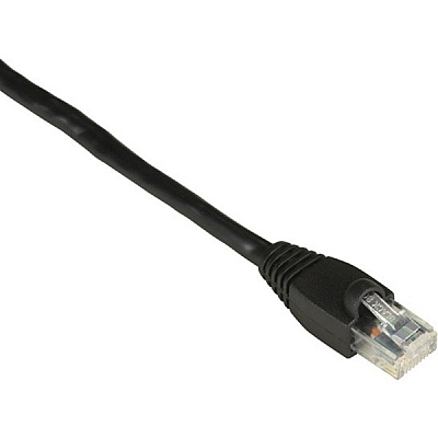 Black Box Cat6 550-mhz Snagless Stranded Ethernet Patch Cable - Unshielded (utp), Cm Pvc (rj45 M/m), Black, 25-ft. (7.6-m) (EVNSL6470025)