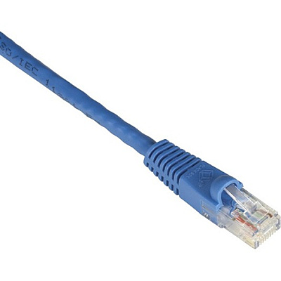 Black Box Cat6 550-mhz Molded Snagless Stranded Ethernet Patch Cable - Unshielded (utp), Cm Pvc (rj45 M/m), Blue, 20-ft. (6.0-m) (EVNSL6710020)