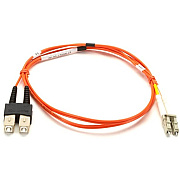 Black Box Om2 50/125 Multimode Fiber Optic Patch Cable - Ofnr Pvc, Sc To Lc, Orange, 3-m (9.8-ft.) (EFN6021003M)