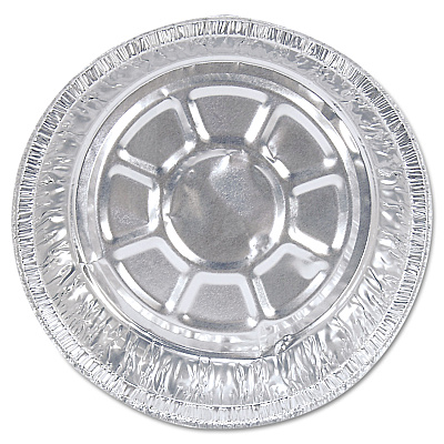 HFA Round Aluminum Container, 24 oz, 7" Diameter, Silver, 500/Carton (HFA204725)