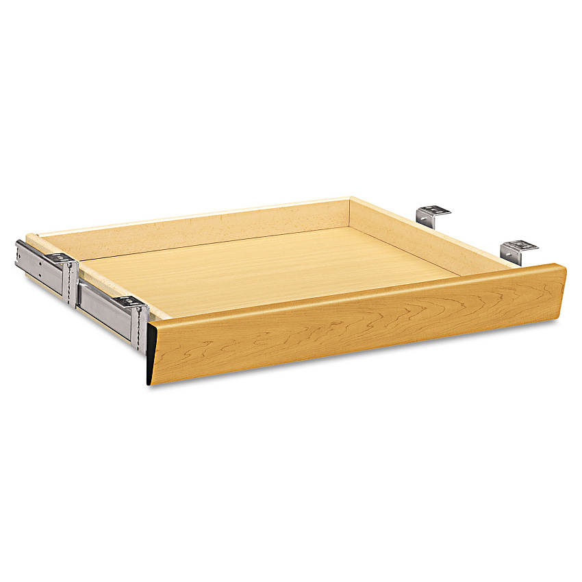 HON Laminate Angled Center Drawer, 22w x 15.38d x 2.5h, Harvest (HON1522C)