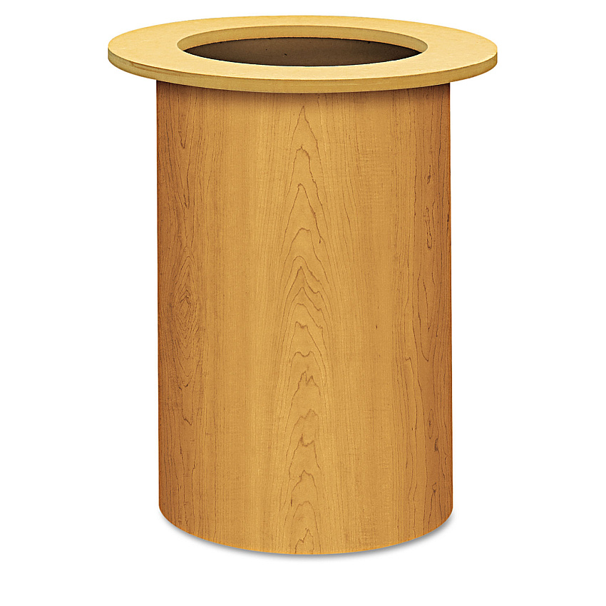 HON Laminate Cylinder Table Base, 18" Diameter x 28h, Harvest (HONTLRAC)