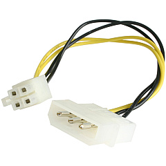 StarTech 6in Lp4 To P4 Power Cable Adapter (LP4P4ADAP)
