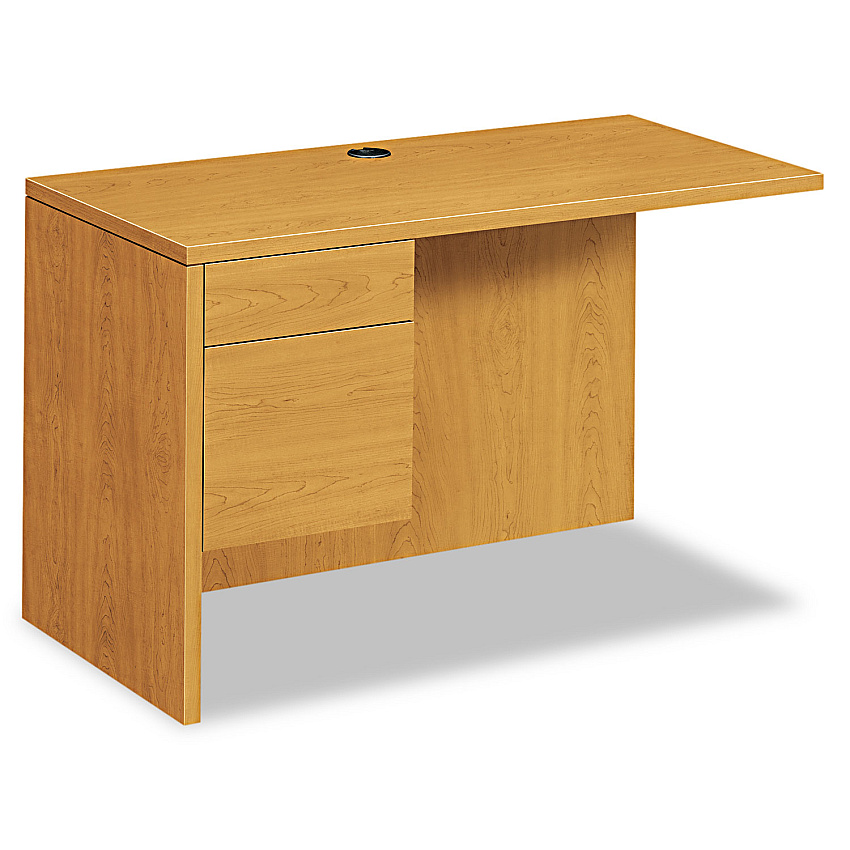 HON 10500 Series L Workstation Return, 3/4 Height Left Ped, 48w x 24d x 29.5h, Harvest (HON10516LCC)
