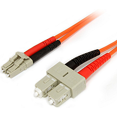 StarTech 3m Multimode Fiber Patch Cable Lc - Sc (FIBLCSC3)