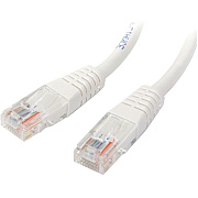 StarTech 15ft White Molded Cat5e Utp Patch Cable (M45PATCH15WH)