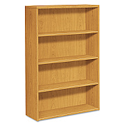 HON 10500 Series Laminate Bookcase, Four-Shelf, 36w x 13.13d x 57.13h, Harvest (HON105534CC)