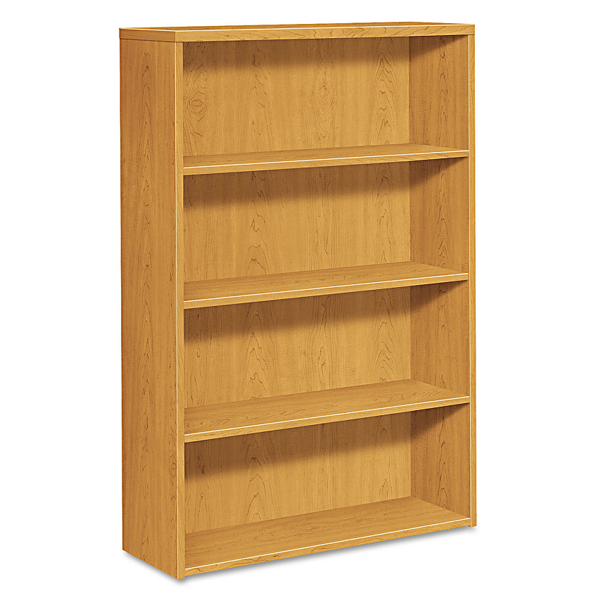 HON 10500 Series Laminate Bookcase, Four-Shelf, 36w x 13.13d x 57.13h, Harvest (HON105534CC)