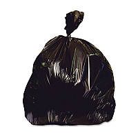 Heritage Reprocessed Resin Can Liners, 33 gal, 2 mil, 33" x 39", Black, 100/Carton (HERX6639QK)
