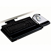 3M Adjustable Keyboard Tray with Adjustable Keyboard and Mouse Platform (MMMAKT80LE)