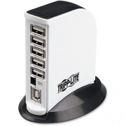 Tripp Lite 7-Port USB 2.0 Hi-Speed Hub Compact Desktop Mobile Tower (U222007R)