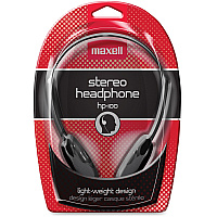Maxell HP-100 Lightweight Stereo Headphone (190319)