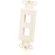 C2G Decora Multimedia Insert 2-port White (03721)