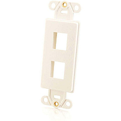 C2G Decora Multimedia Insert 2-port White (03721)