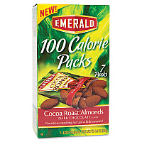 Emerald 100 Calorie Pack Cocoa Roast Almonds, 0.63 oz Packs, 7/Box (DFD84325)