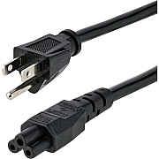 StarTech 6ft Laptop Power Cord, Nema1-15p To C5 (PXT101NB3S)