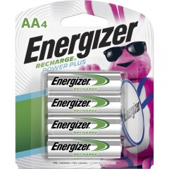 Energizer Recharge Power Plus Rechargeable AA Batteries, 4 Pack (NH15BP4)