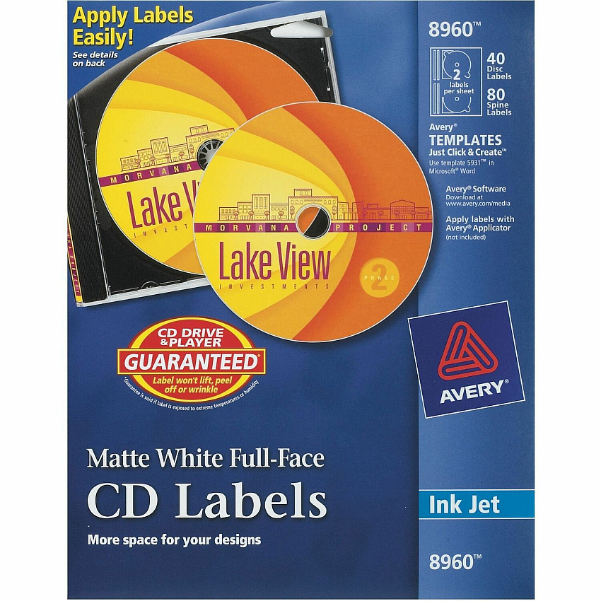 Avery Optical Disc Label (AVE8960)
