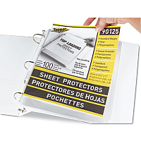 C-Line Top-Load Polypropylene Sheet Protectors, Standard, Letter, Clear, 2", 100/Box (CLI90125)