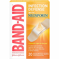 BAND-AID Adhesive Bandages Infection Defense with Neosporin (JOJ5570)