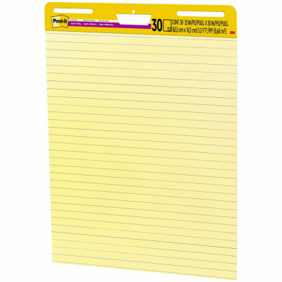 Post-it Self-Stick Easel Pads with Faint Rule (MMM561)