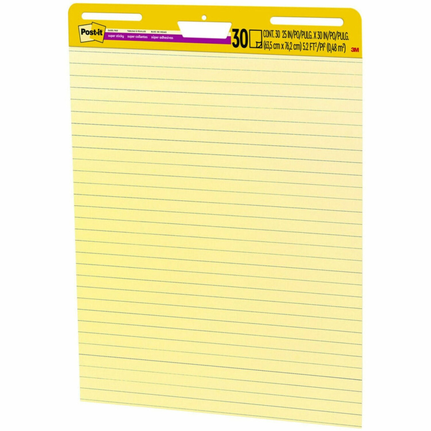 Post-it Self-Stick Easel Pads with Faint Rule (MMM561)