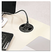 HON AC Power Hub, 3" Diameter, Black (HONGRMTACX)
