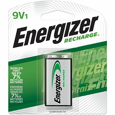 Energizer 9-Volt Recharge Batteries (EVENH22NBP)