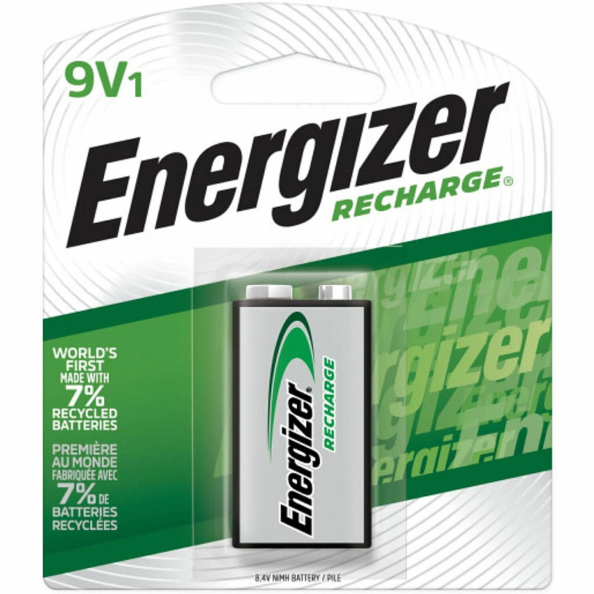 Energizer 9-Volt Recharge Batteries (EVENH22NBP)