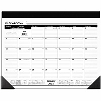 At-A-Glance Monthly Desk Pad Calendar, Standard, 21 3/4" x 17" (SK2200)