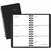 AT-A-GLANCE Weekly Planner, 4.5 x 2.5, Black Cover, 12-Month (Jan to Dec): 2026 (7003505)
