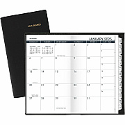 At-A-Glance Monthly Planner, Black, Pocket, 3 1/2" x 6" (7006405)