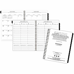 AT-A-GLANCE Executive Weekly/Monthly Planner Refill with 15-Minute Appointments, 11 x 8.25, White Sheets, 12-Month (Jan to Dec): 2026 (7091110)