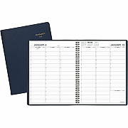 AT-A-GLANCE Weekly Appointment Book, 11 x 8.25, Navy Cover, 13-Month: Jan 2026 to Jan 2027 (7095020)
